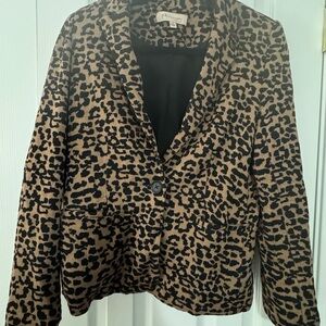 Philosophy Republic Clothing Leopard Print Blazer